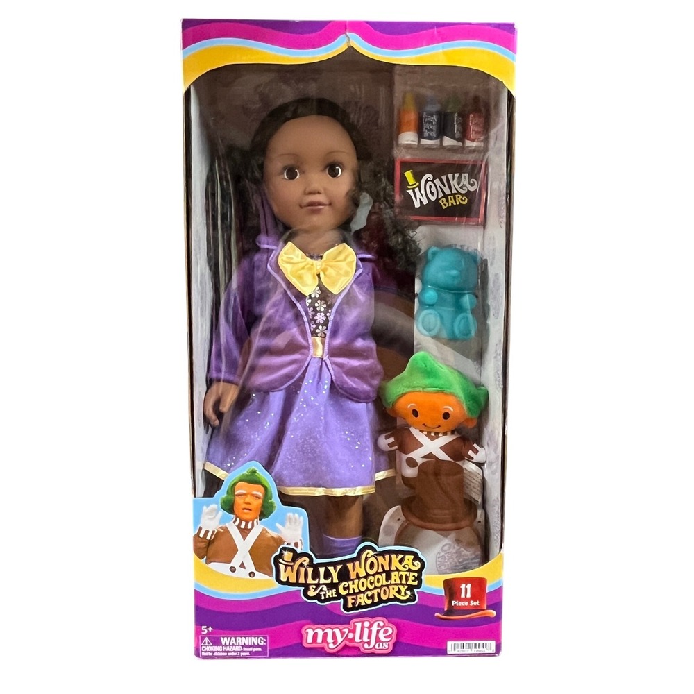 My Life As Willy Wonka And The Chocolate Factory 11 Piece Doll Set Dark Skin